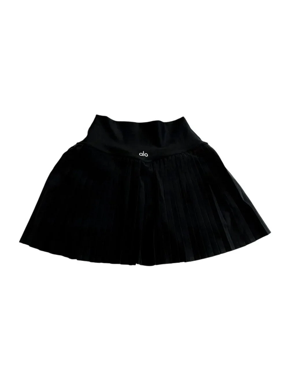 ALO Yoga Grand Slam Tennis Skirt in Black